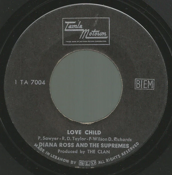 Diana Ross And The Supremes* - Love Child / Will This Be The Day (7", Single, Mono)