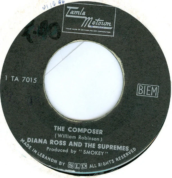 Diana Ross & The Supremes* - The Composer (7", Single, Mono)