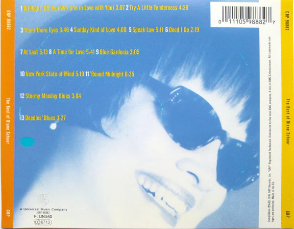 Diane Schuur - The Best Of Diane Schuur (CD, Comp) - Image 2