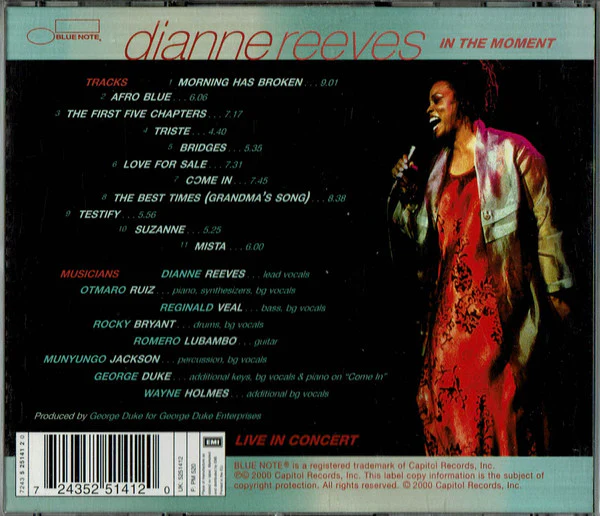 Dianne Reeves - In The Moment / Live In Concert (CD, Album) - Image 4