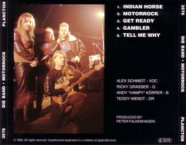 Die Band - Motorrock (CD, MiniAlbum, Promo) - Image 2