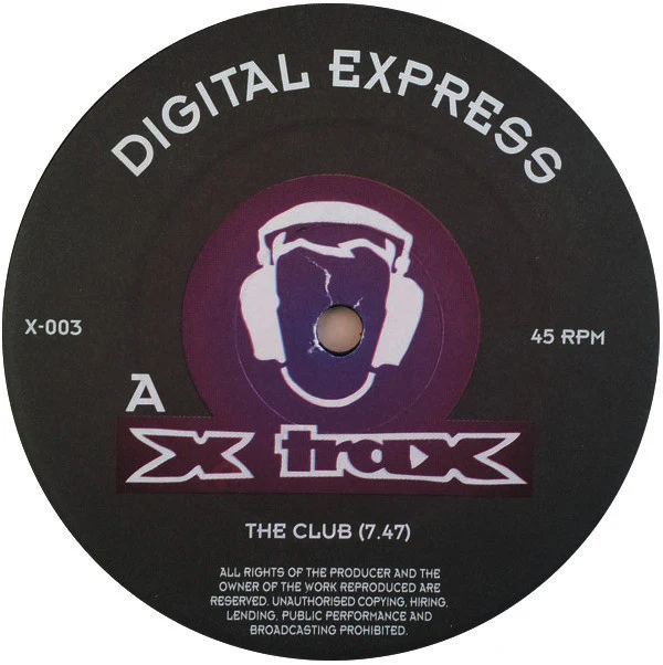 Digital Express - The Club / Man, Woman, Love (12") - Image 3