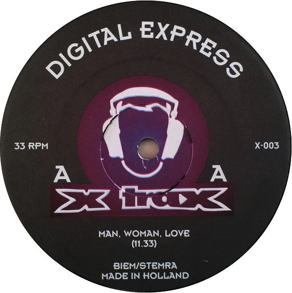 Digital Express - The Club / Man, Woman, Love (12") - Image 4