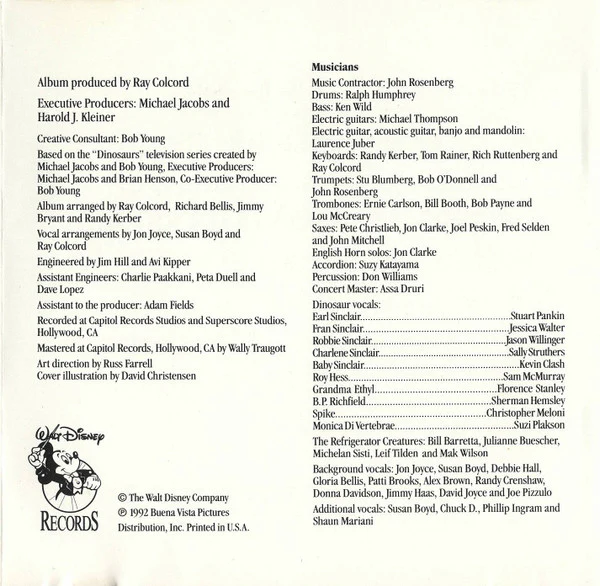 Dinosaurs  - Big Songs (CD, Album) - Image 3