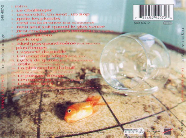 Disiz La Peste - Le Poisson Rouge (CD, Album) - Image 2