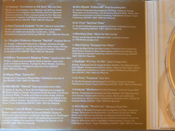 DJ Fluid - Sounds Of OM V.4 (CD, Mixed) - Image 2