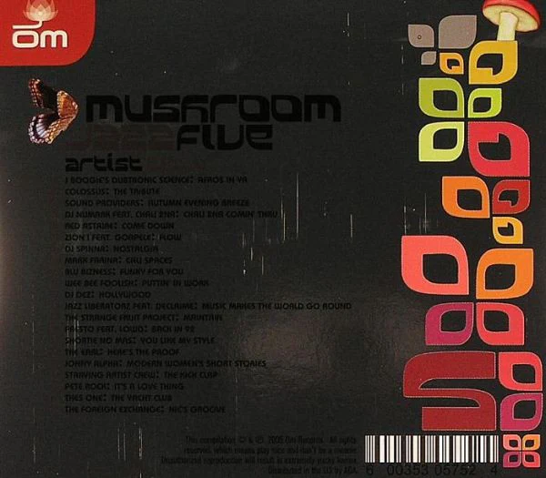 DJ Mark Farina* - Mushroom Jazz Volume Five (CD, Mixed) - Image 2