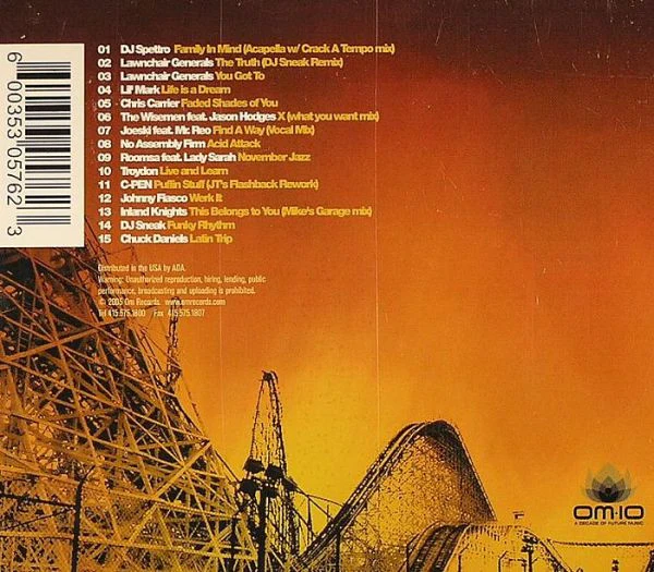 DJ Sneak - House Of Om (CD, Comp, Mixed) - Image 2