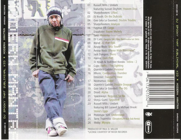 DJ Spooky That Subliminal Kid* - Modern Mantra (CD, Mixed) - Image 2