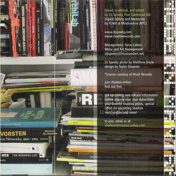 DJ Spooky That Subliminal Kid* - Modern Mantra (CD, Mixed) - Image 5
