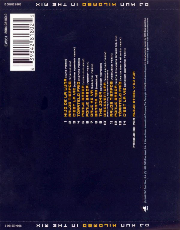 djKun* - Kilombo In The Mix (CD, Comp, Mixed) - Image 3