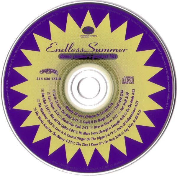 Donna Summer - Endless Summer (Donna Summer's Greatest Hits) (CD, Comp) - Image 3