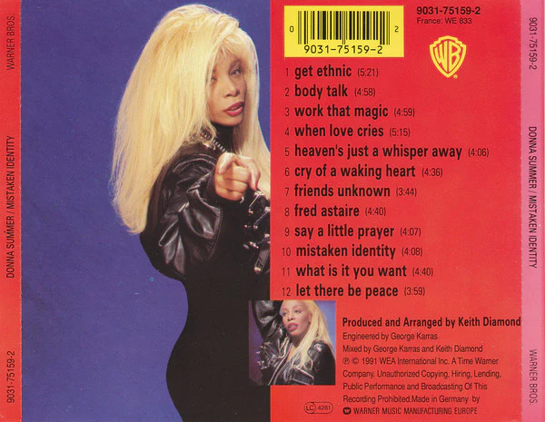 Donna Summer - Mistaken Identity (CD, Album) - Image 2