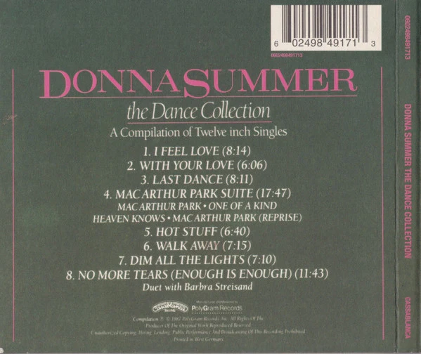 Donna Summer - The Dance Collection (A Compilation Of Twelve Inch Singles) (CD, Comp, RE, Eco) - Image 3