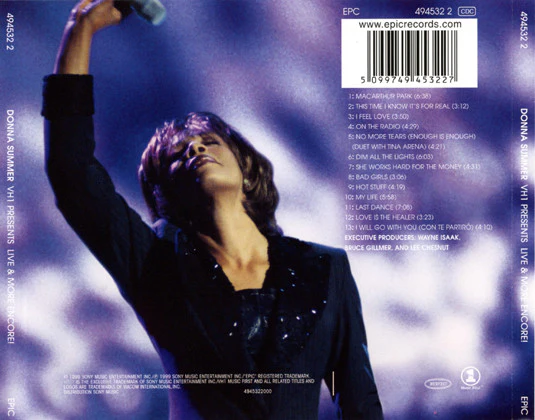 Donna Summer - VH1 Presents Live & More Encore! (CD, Album) - Image 2