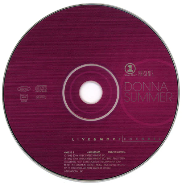Donna Summer - VH1 Presents Live & More Encore! (CD, Album) - Image 3