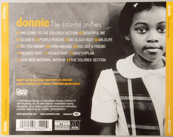 Donnie - The Colored Section (CD, Album, Enh) - Image 2