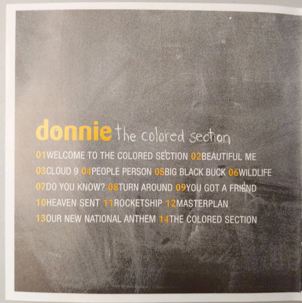 Donnie - The Colored Section (CD, Album, Enh) - Image 5
