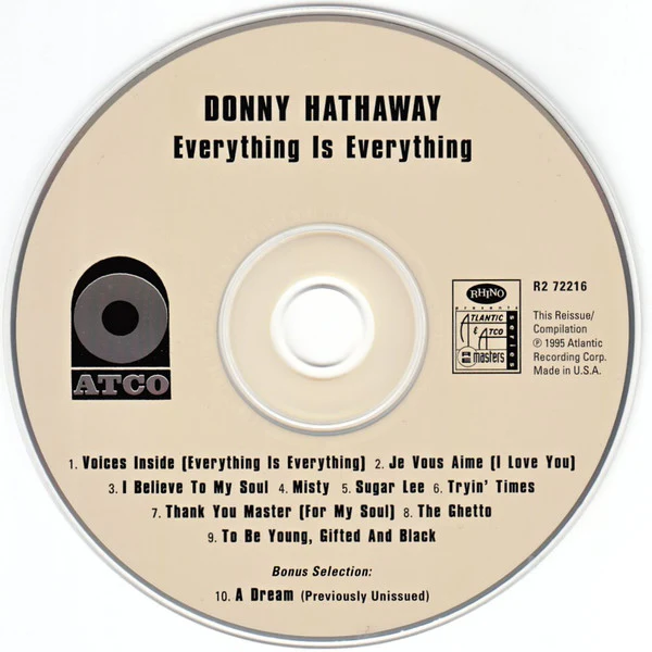 Donny Hathaway - Everything Is Everything (CD, Album, RE, RM, RP) - Image 4