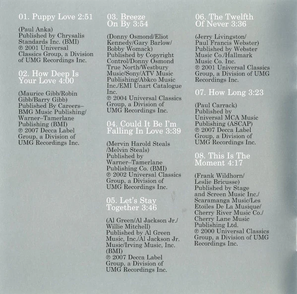 Donny Osmond - From Donny... with Love (CD, Album, Comp) - Image 4