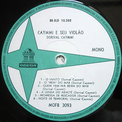 Dorival Caymmi - Caymmi E Seu Violão (LP, Album, Mono, RE) - Image 3