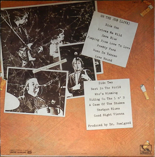 Dr. Feelgood - On The Job (LP, Album) - Image 2