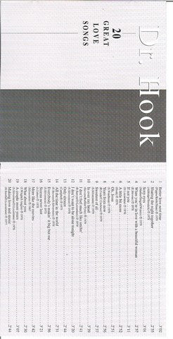 Dr. Hook - 20 Great Love Songs (CD, Comp) - Image 4