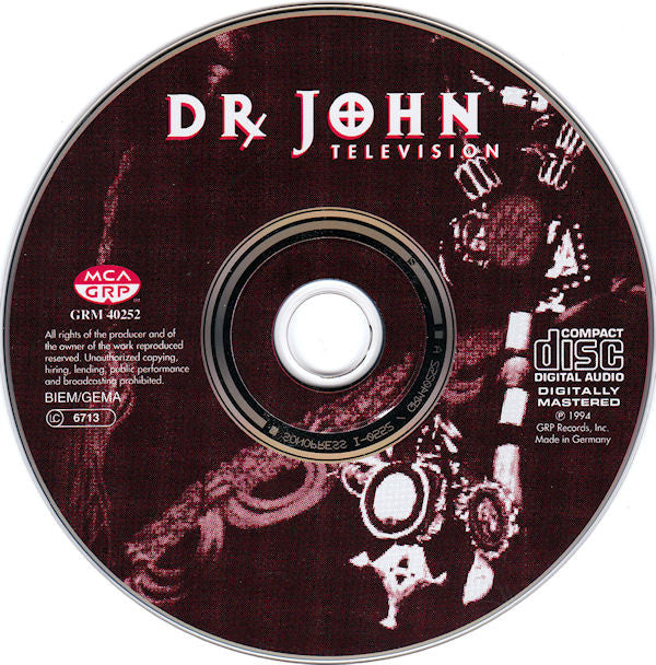 Dr. John - Television (CD, Album) - Image 3