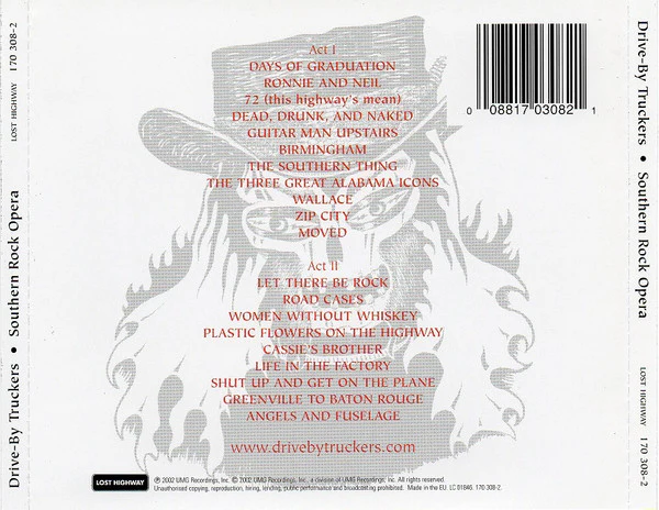 Drive-By Truckers - Southern Rock Opera (2xCD, Album) - Image 2