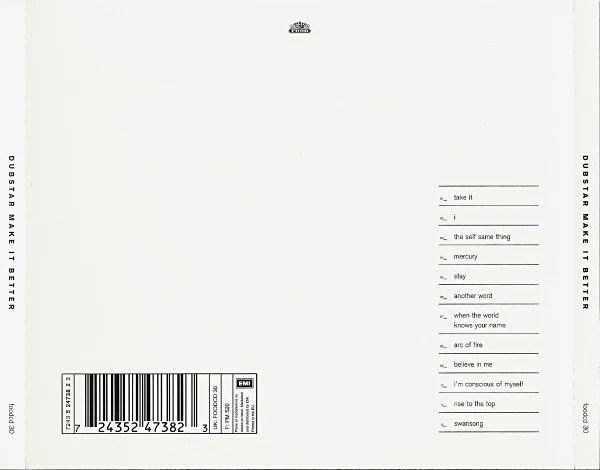 Dubstar (2) - Make It Better (CD, Album) - Image 3