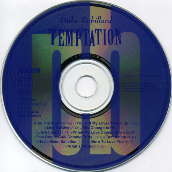 Duke Robillard - Temptation (CD, Album) - Image 3