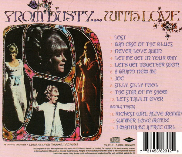 Dusty Springfield - From Dusty.... With Love (CD, Album, RE, RM) - Image 3