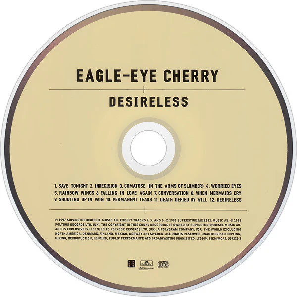 Eagle-Eye Cherry - Desireless (CD, Album) - Image 3