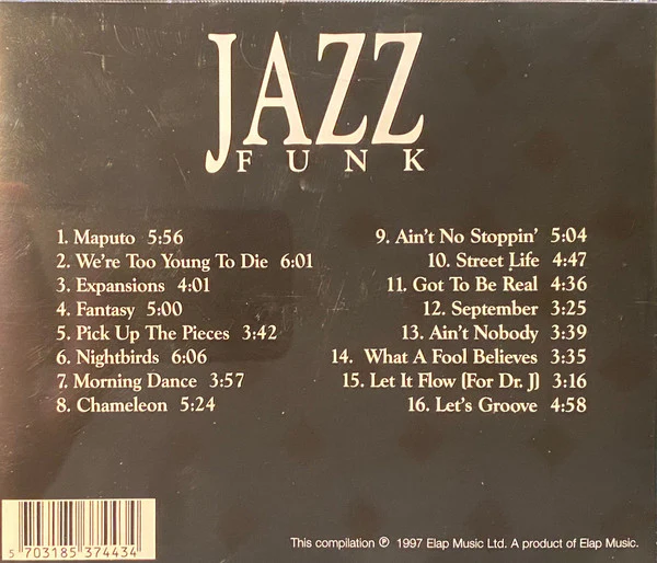 Earl Reeves Quartet - Jazz Funk (CD, Album, Comp) - Image 2