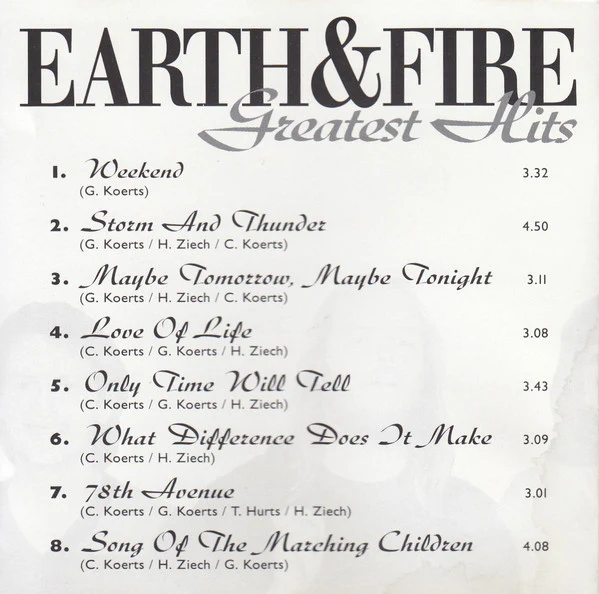 Earth & Fire* - Greatest Hits (CD, Comp) - Image 4