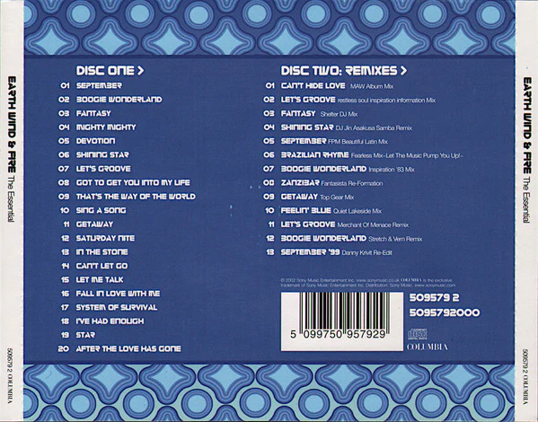 Earth, Wind & Fire - The Essential Earth, Wind & Fire (2xCD, Comp) - Image 2