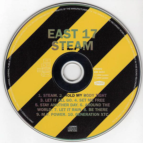 East 17 - Steam (CD, Album) - Image 3