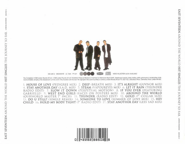 East Seventeen* - Around The World - Hit Singles - The Journey So Far (CD, Comp) - Image 2