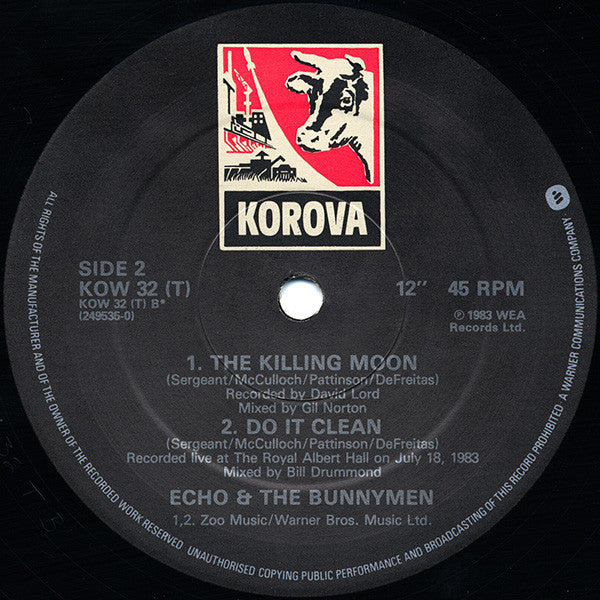 Echo & The Bunnymen - The Killing Moon (All Night Version) (12", Single) - Image 4
