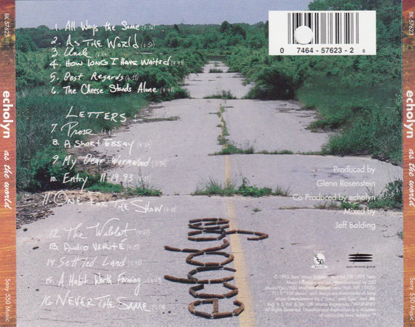 echolyn - As The World (CD, Album) - Image 2