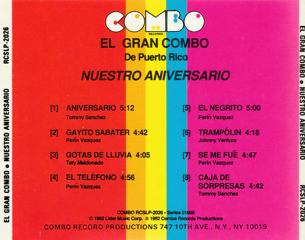 El Gran Combo - Nuestro Aniversario (CD, Album) - Image 2