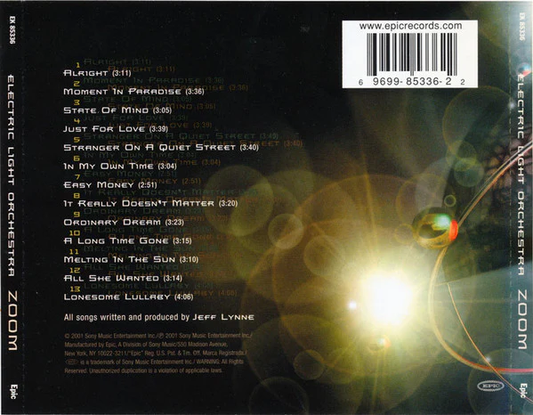 Electric Light Orchestra - Zoom (CD, Album, Pit) - Image 2