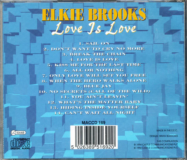 Elkie Brooks - Love Is Love (CD, Comp) - Image 2