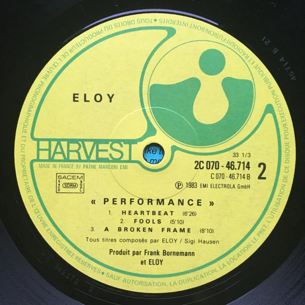 Eloy - Performance (LP, Album) - Image 4