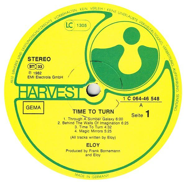 Eloy - Time To Turn (LP, Album, Gat) - Image 5