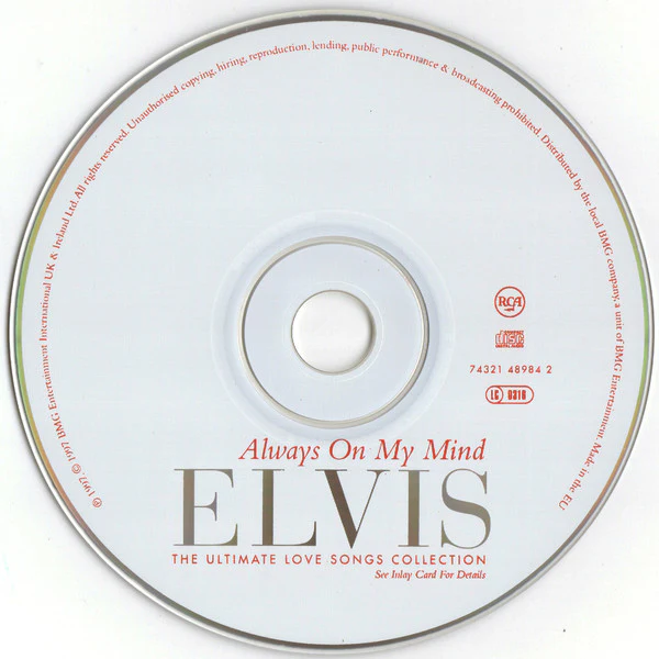 Elvis* - Always On My Mind (The Ultimate Love Songs Collection) (CD, Comp) - Image 3
