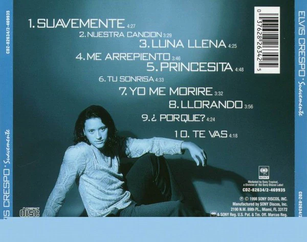Elvis Crespo - Suavemente (CD, Album) - Image 2
