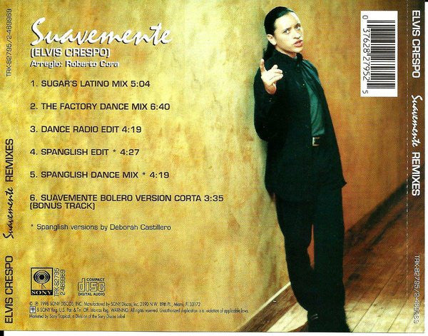 Elvis Crespo - Suavemente (Remixes) (CD, Maxi) - Image 3