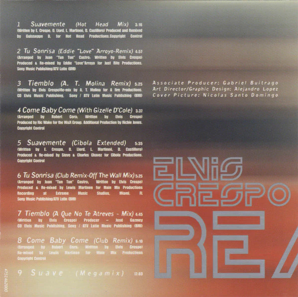 Elvis Crespo - The Remixes (CD, Album) - Image 2