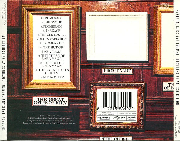 Emerson, Lake & Palmer - Pictures At An Exhibition (CD, Album, Ltd, RE, RM) - Image 2